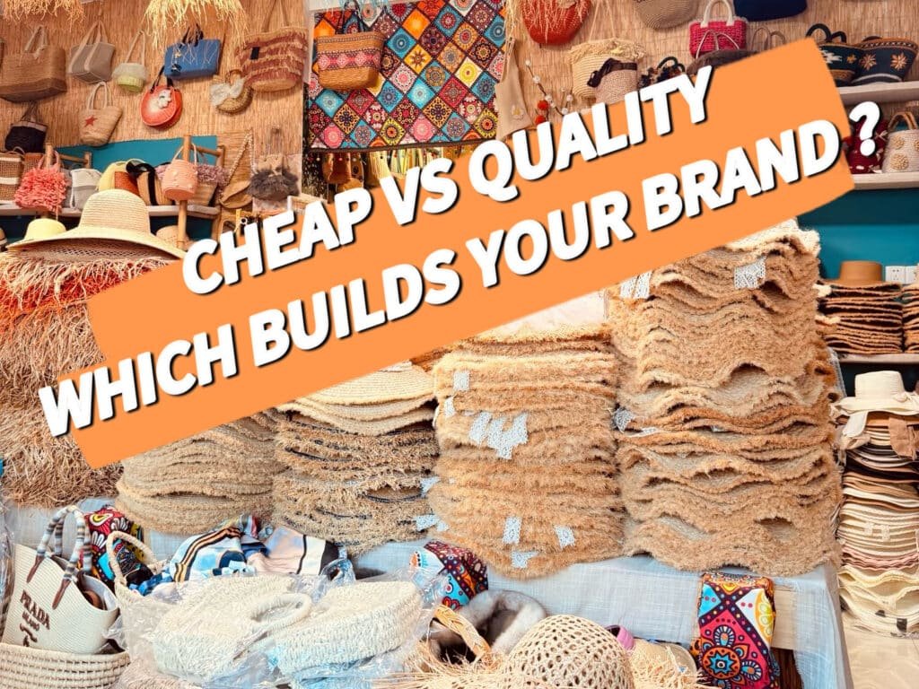 Stacks of woven straw hats displayed in a factory showroom, showing different weaving styles and quality levels — highlighting the contrast between cheap straw hats and high-quality craftsmanship for B2B buyers.