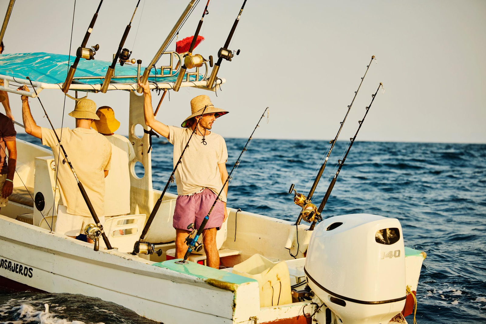Custom lifeguard hats for fishing charter captains and crews